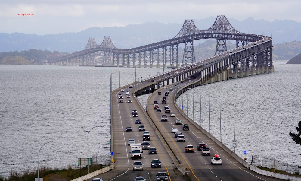 48 Hrs. : bridge on the way to get Reggie Hammond out of San Quentin Prison