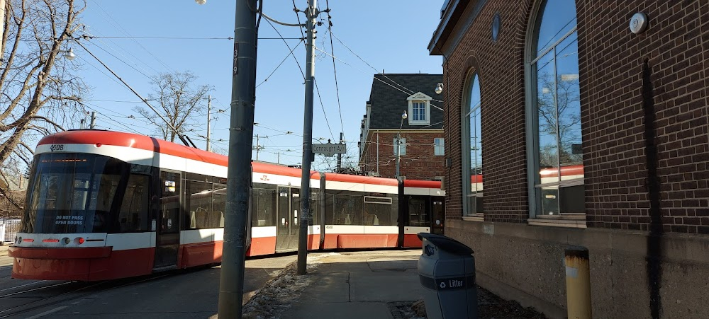 A Christmas Story : Bullying scene when Farkus is calling Ralphie a crybaby. The railyard full of streetcars is in the background.