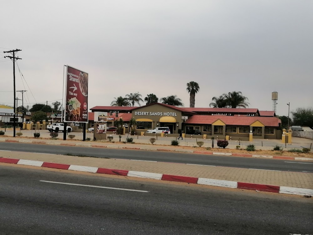 A United Kingdom : At Palapye hotel and Palapye railway station