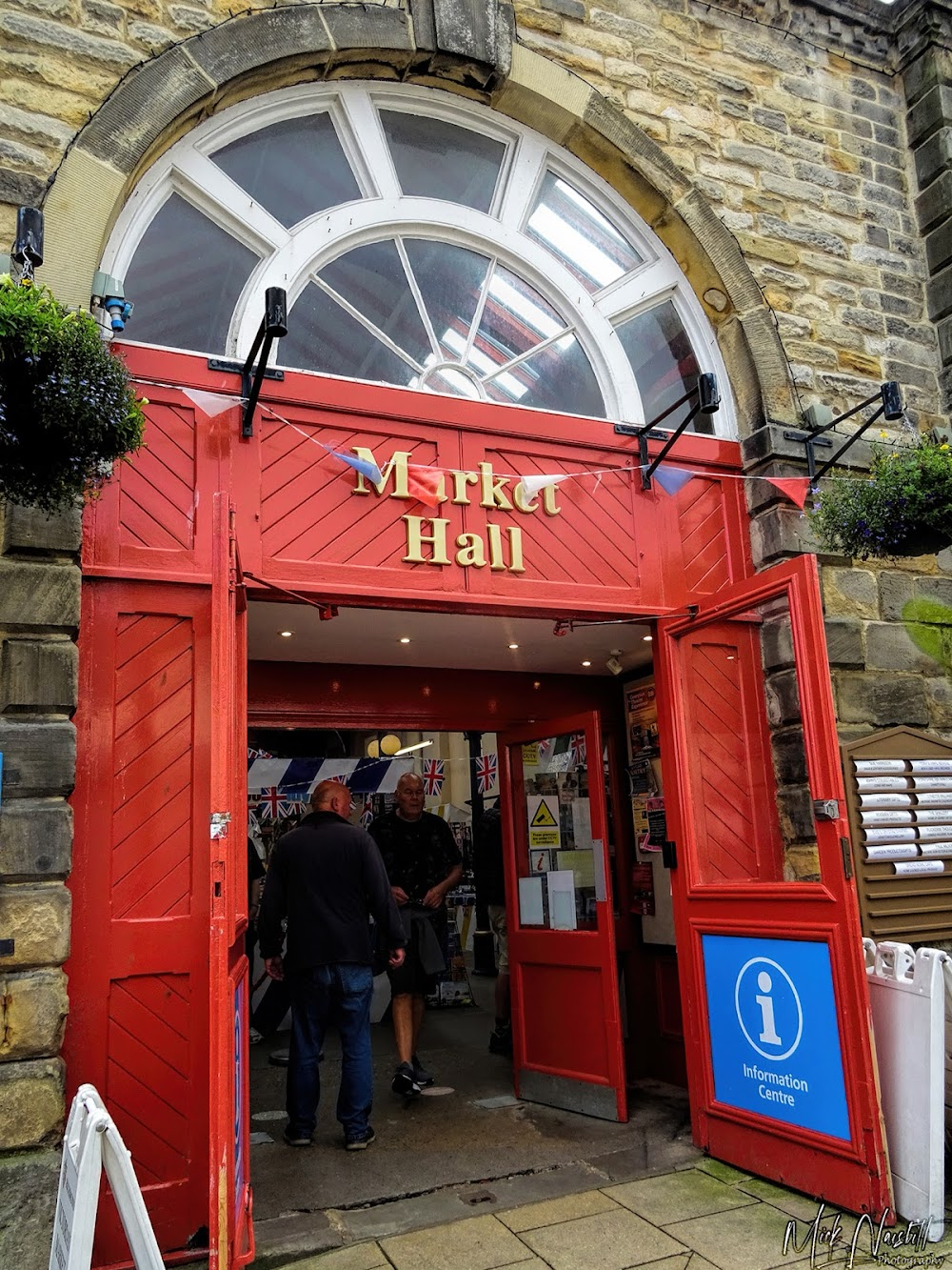 A Woman of Substance : Indoor market in Armley, Leeds, West Yorkshire