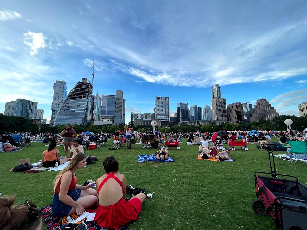 Achievement Hunter: The Musical : The Achievement Hunters stand on a hill overlooking the Austin skyline for "Good at Being Bad"