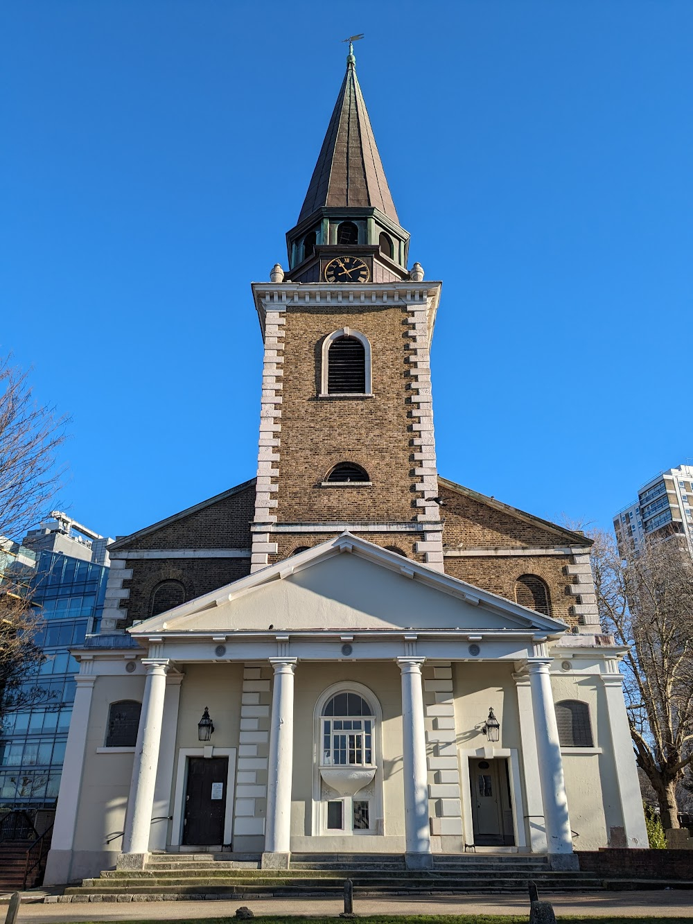 Alfie : church in which Humphrey and Gilda are married