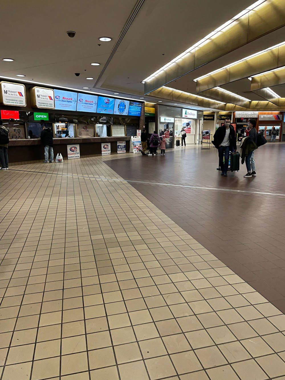 Lusting Hours : exterior shot of Port Authority Bus Terminal