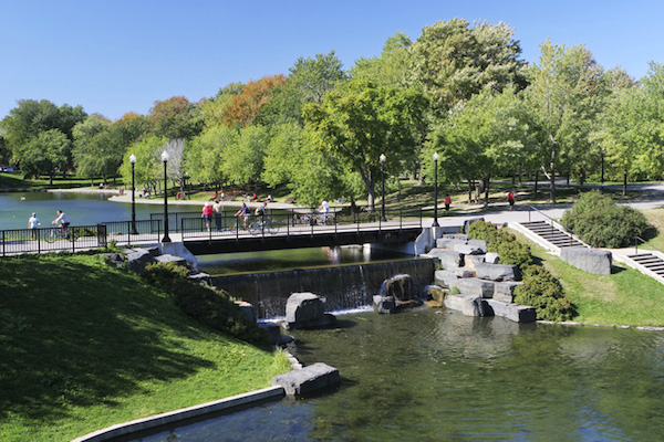 Au parc Lafontaine : 