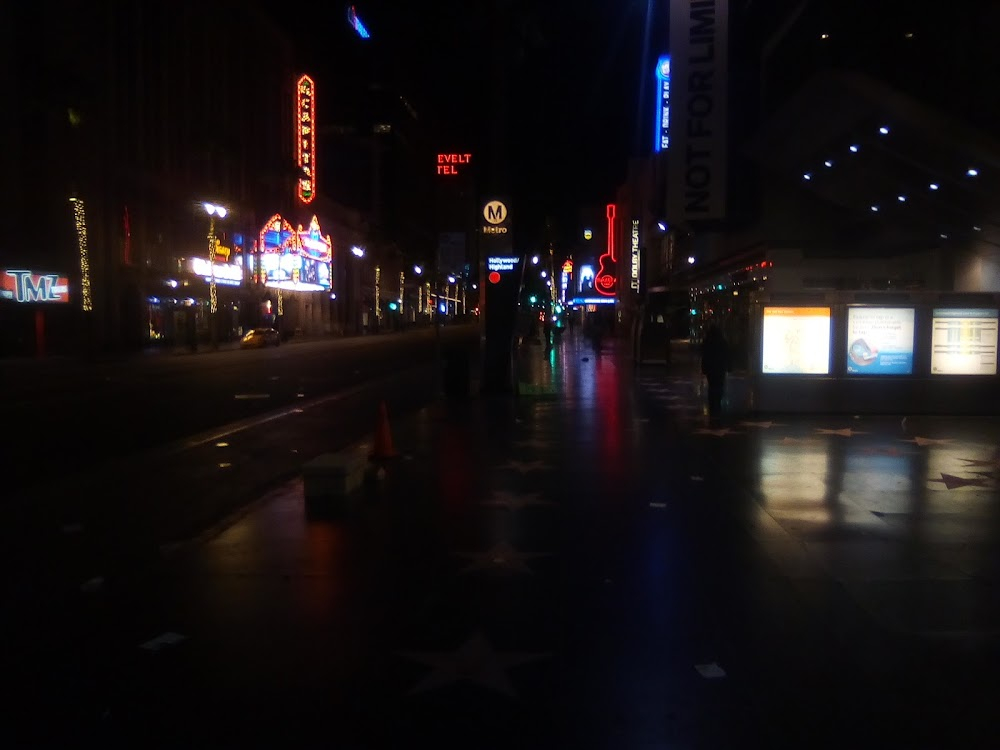 Plunder Road : Fran Werner establishing taxi ride shot going south on Highland Avenue just before Santa Monica Blvd.