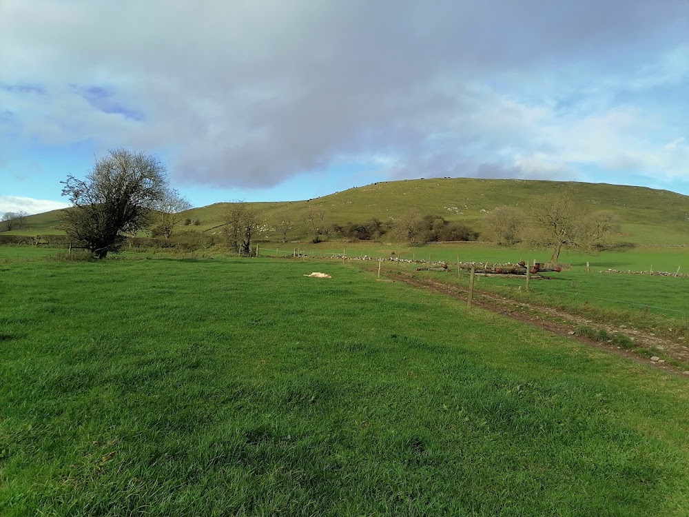 Blanche Fury : distant views of Claire hall