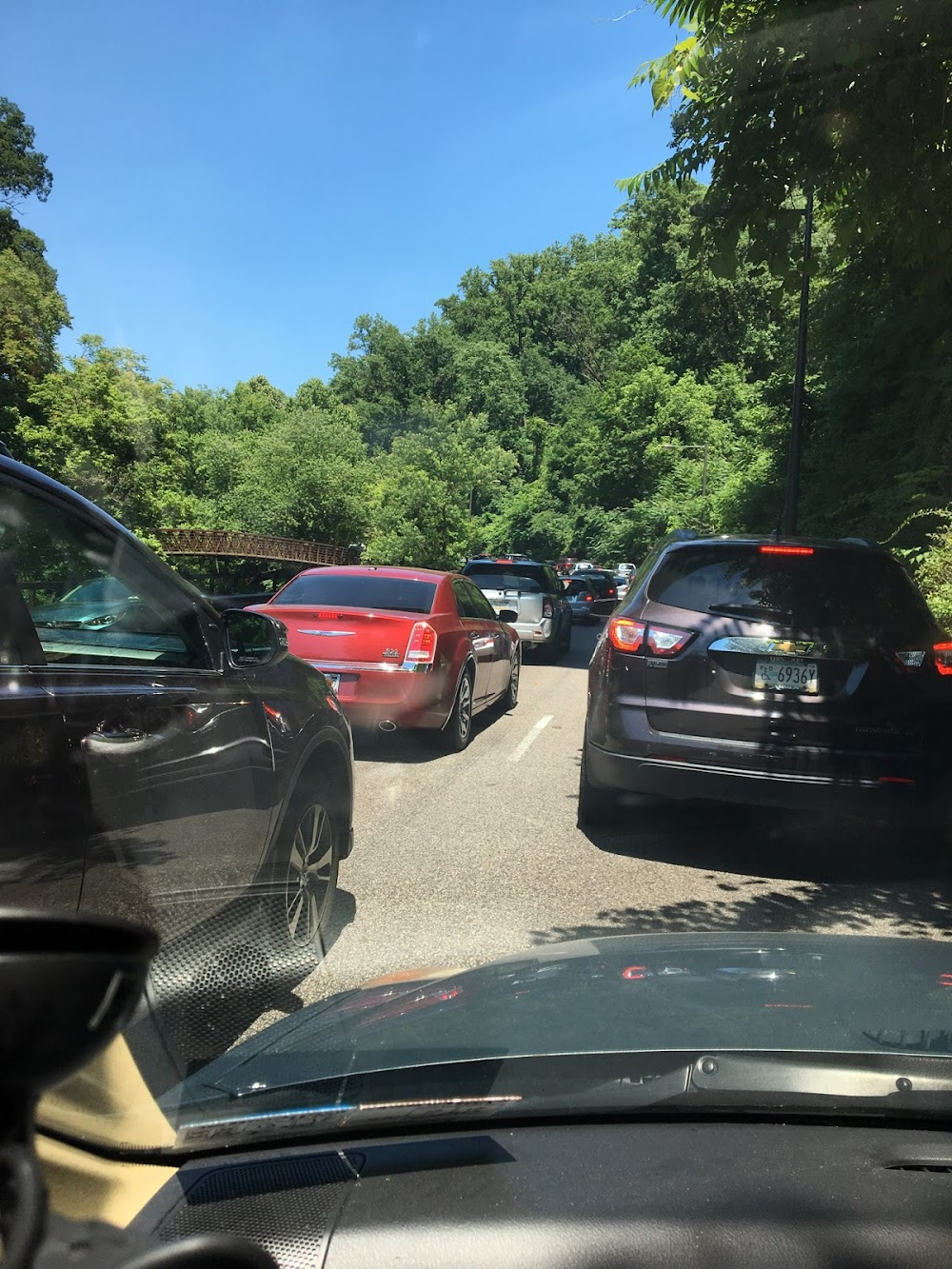 Blow Out : accident scene, under the Henry Avenue bridge