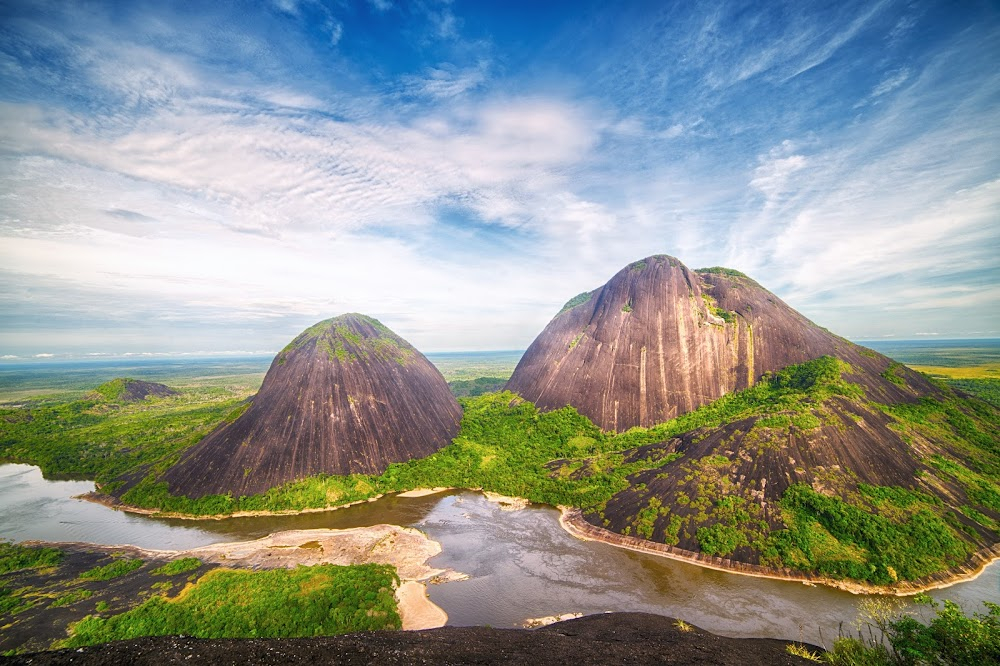 El abrazo de la serpiente : The volcanic hills where the men go at the end of the movie.