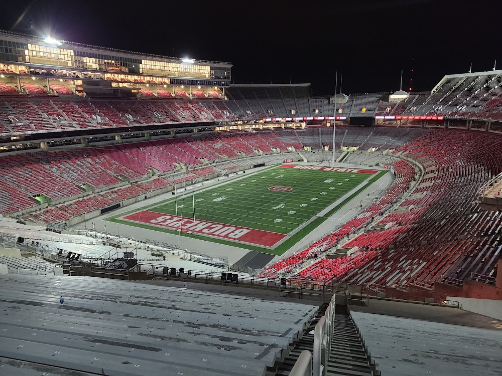 Football as It Is Played Today : OSU football stadium