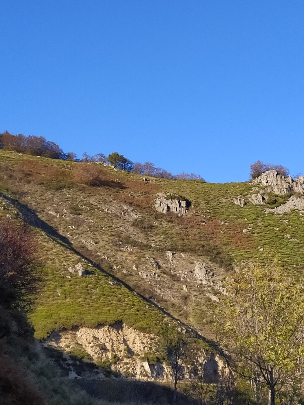 Gazon maudit : tunnel and mountain road