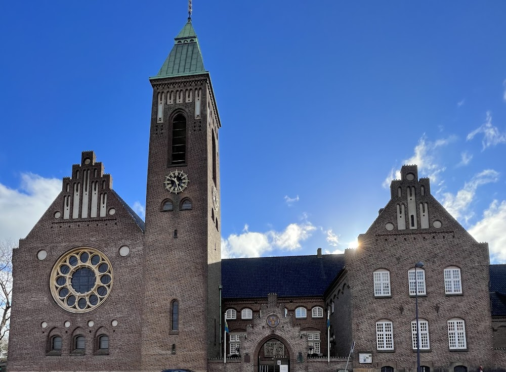 Grundstensnedlæggelse ved Gustav Adolfs Kirke : 