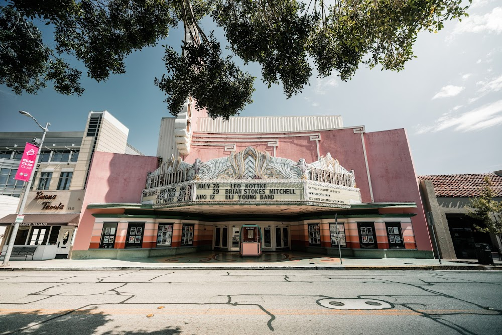 California Dreaming : movie theater where characters watch surfing movie