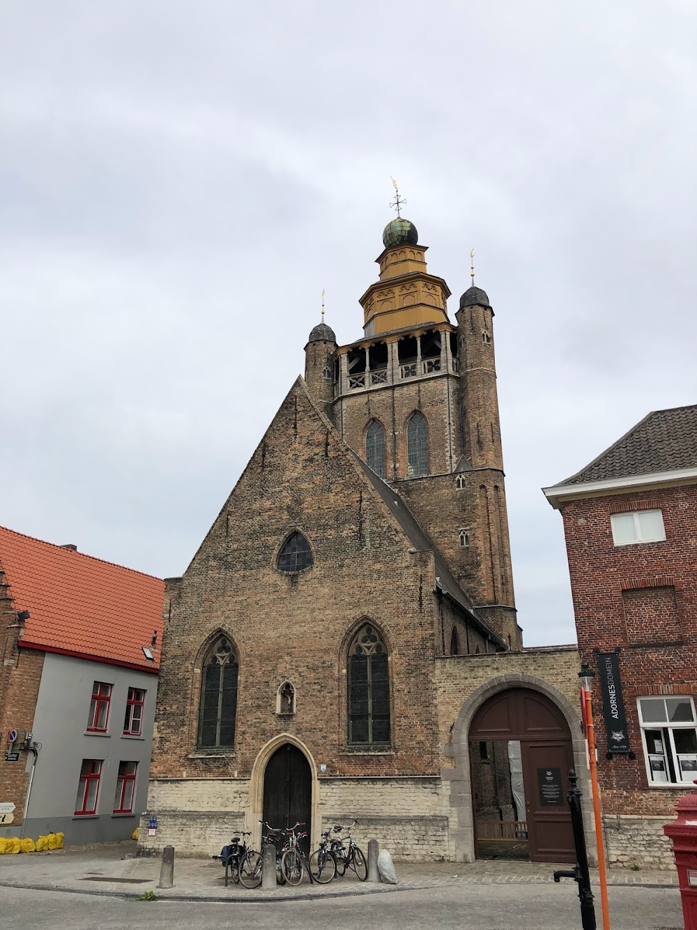 In Bruges : Interiors of Basilica of the Holy Blood.