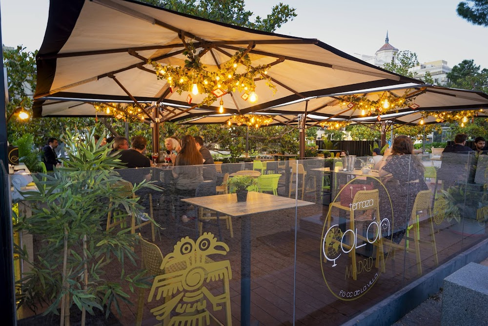 In from the Cold : Rooftop terrace and bar scenes