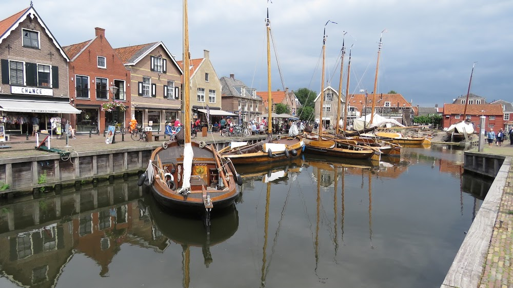 Land of the Zuider Zee : "quaint fishing village: