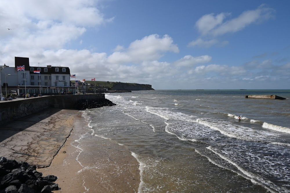 La plage de Saint-Clair : 