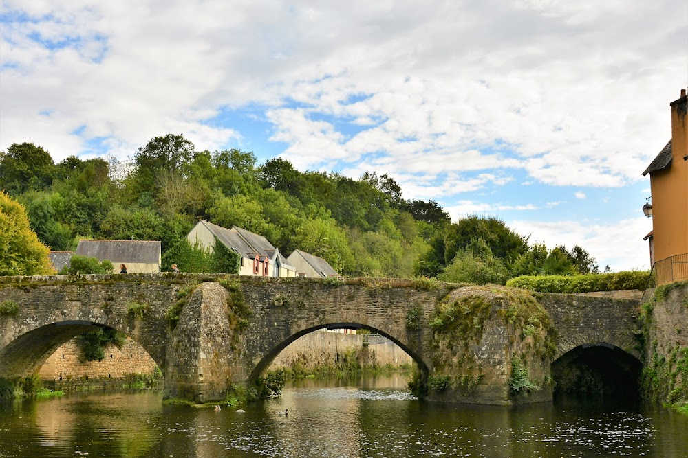 Le bois des amants : Charles throws his bike off a bridge