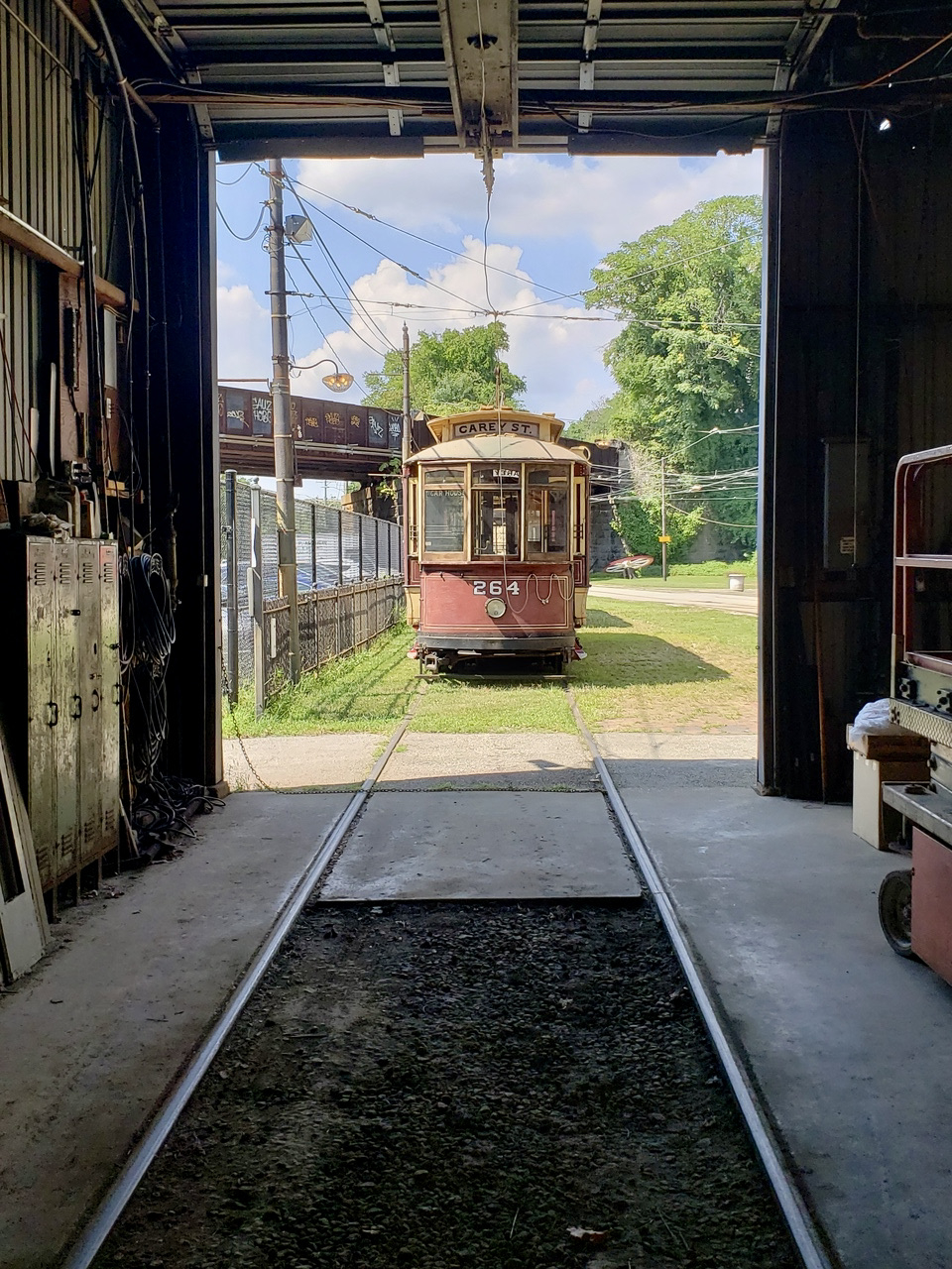 Liberty Heights : Green BTC streetcar where Ben first chats with Sylvia