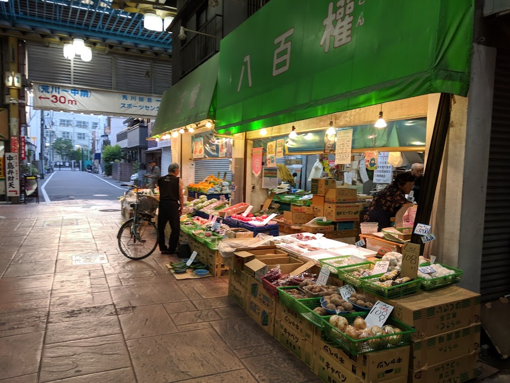 Manbiki kazoku : first shoplifting scene in Minowa shopping street