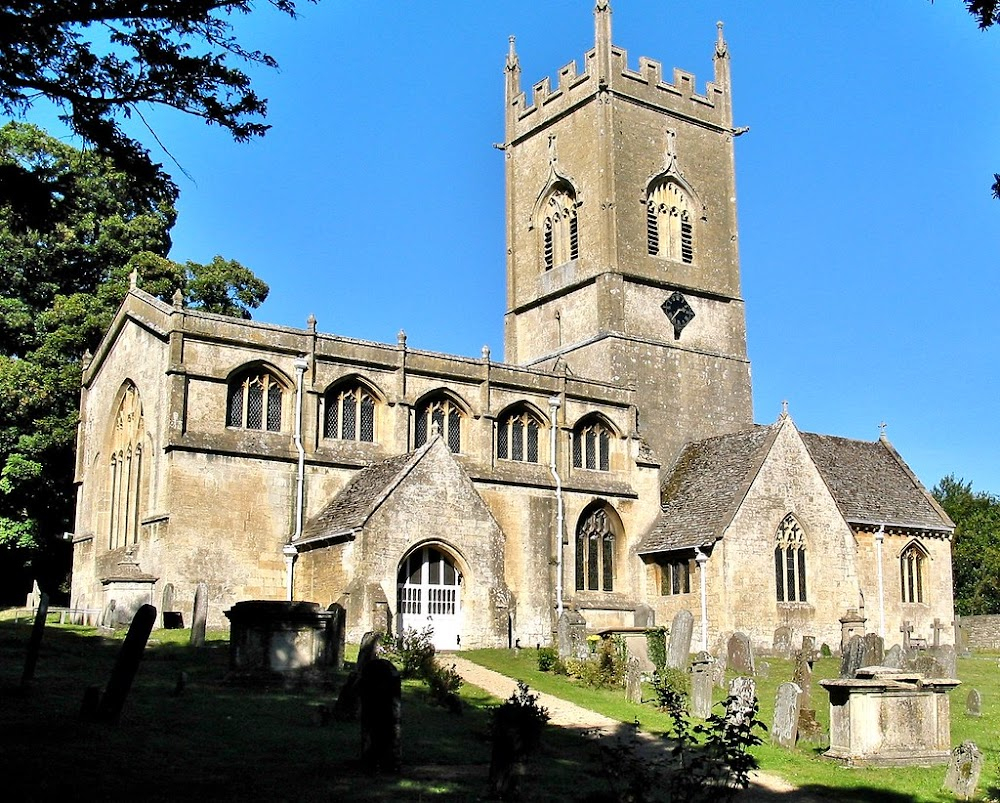 Men : The church where Harper speaks to the vicar and meets Samuel