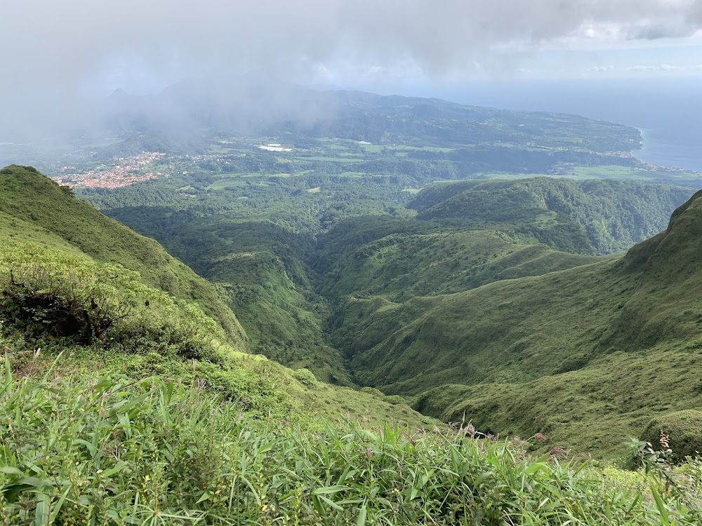 Mt. Pelee Smoking Before Eruption (St. Pierre, Martinique) : 