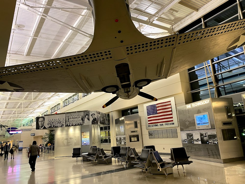 Undertow : Plane carrying passengers Tony Reagan and Ann McKnight lands here - formerly known as Chicago Municipal Airport