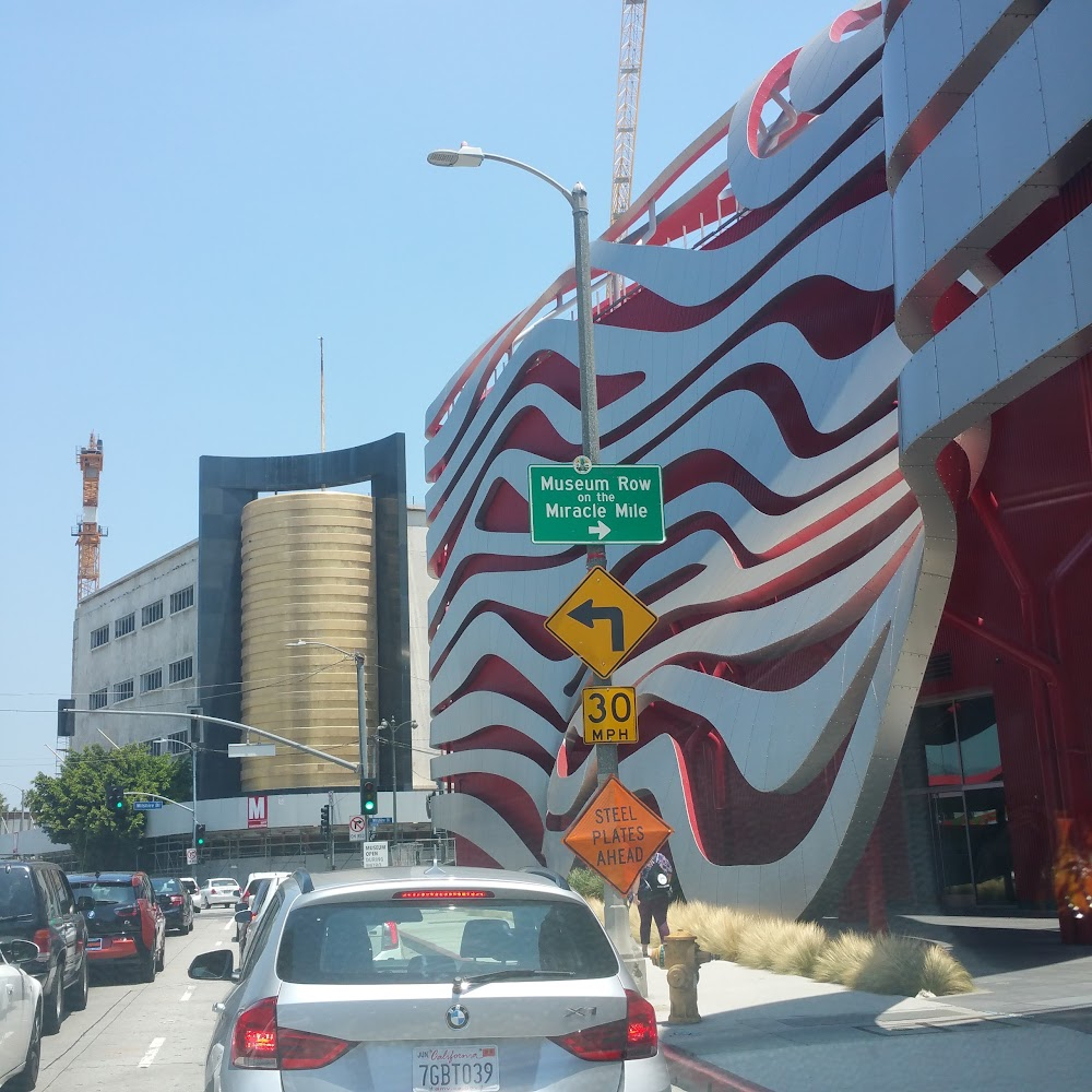 Out of Time : driving scene leading to space shuttle display - Petersen Automotive Museum displayed before moving to inside view