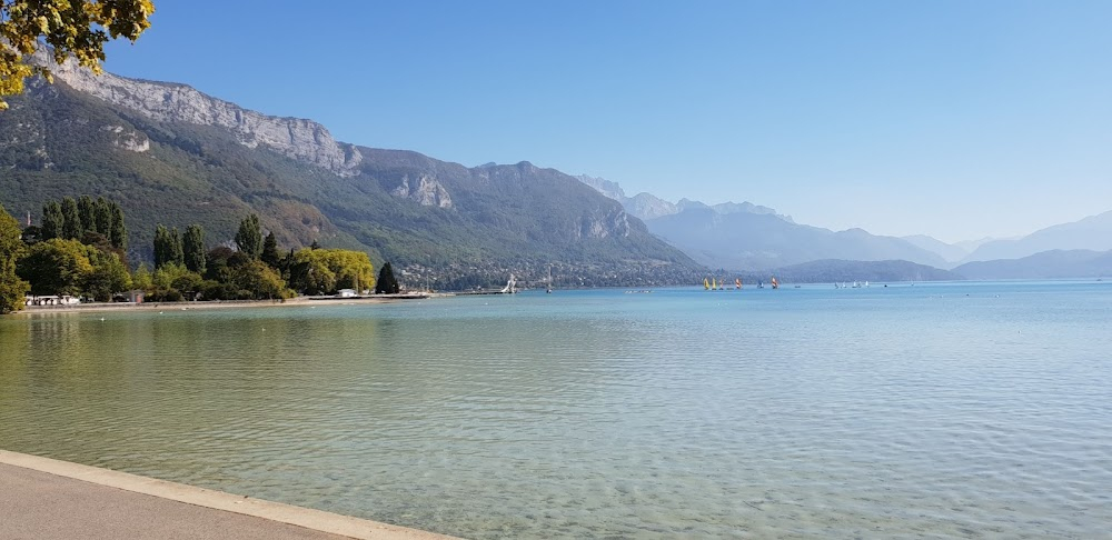 Clèves : bathing in the lake, Plage de l'Impérial