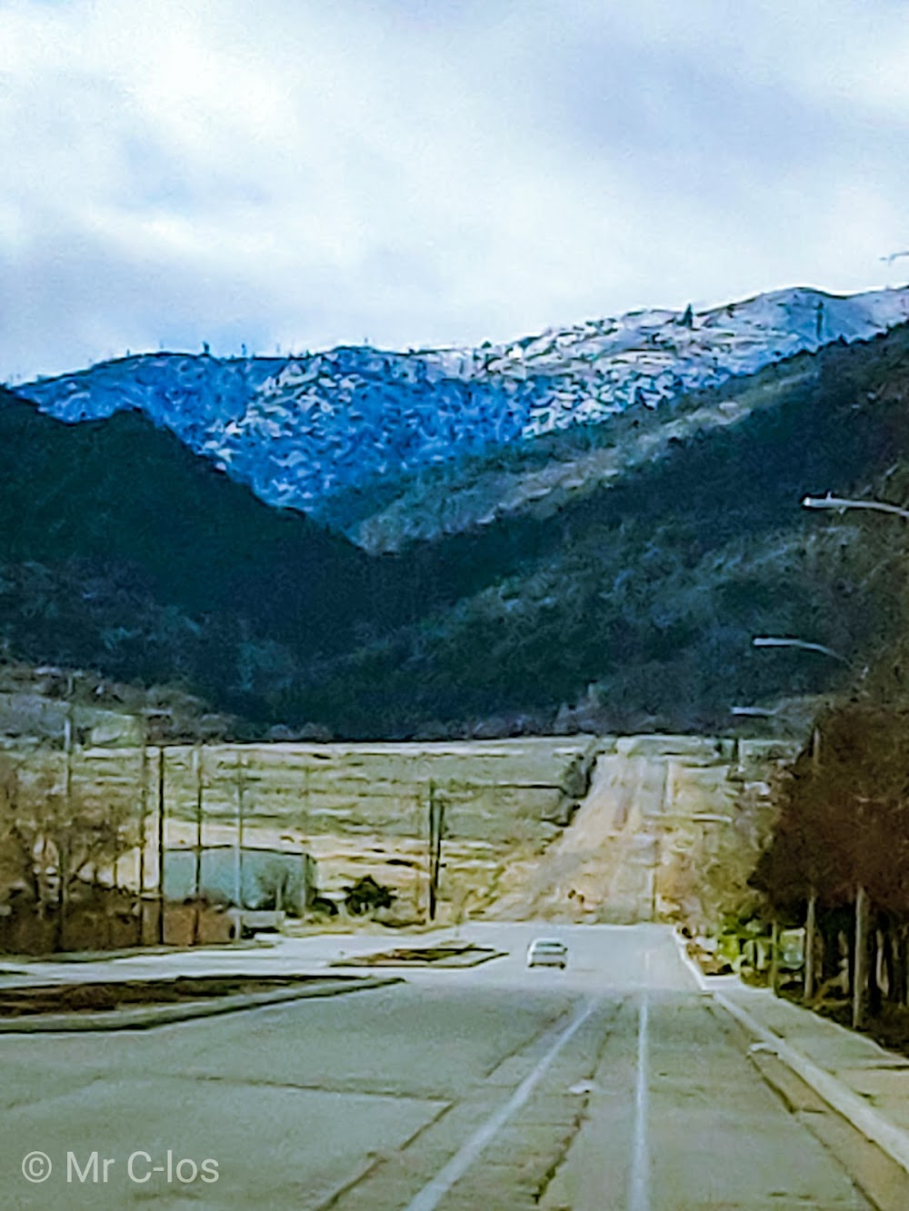 Ransom for a Dead Man : mountain range while flying