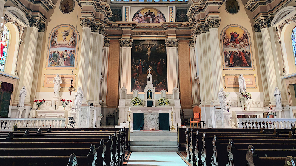 Rocky II : Church where Rocky and Adrian get married. Also where Rocky stops by to see Father Carmine for a blessing before heading to the Spectrum