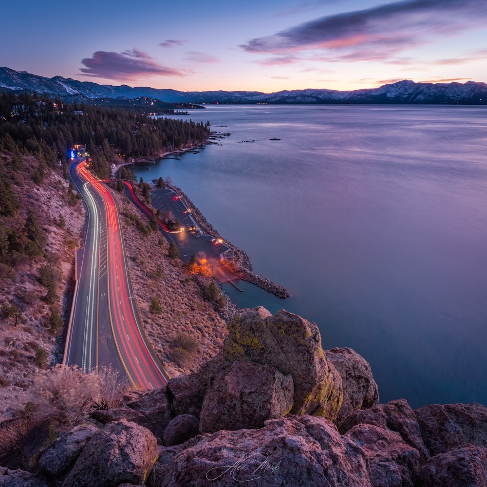 Romantic Nevada : driving through tunnel on Hwy. 50 in opening scene