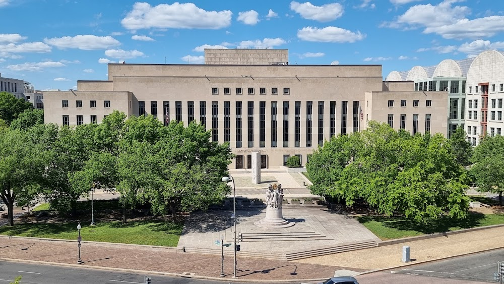 Shadows of Liberty : archive footage of Sibel Edmonds and Daniel Ellsberg outside the court house