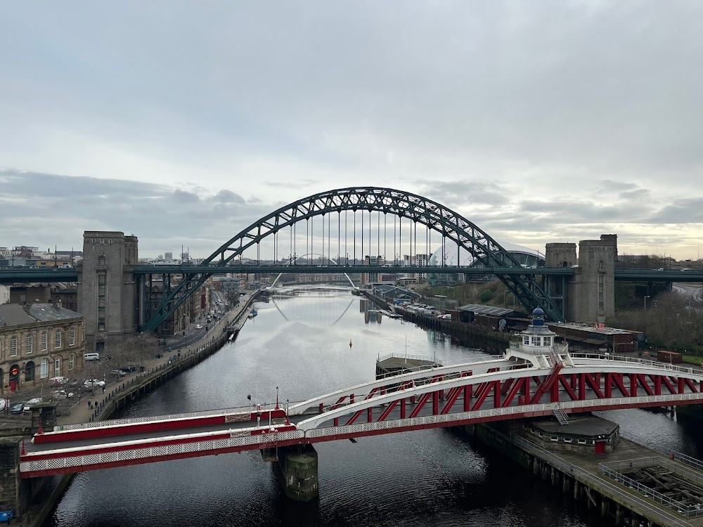 The Likely Lads : The boys are seen driving over it