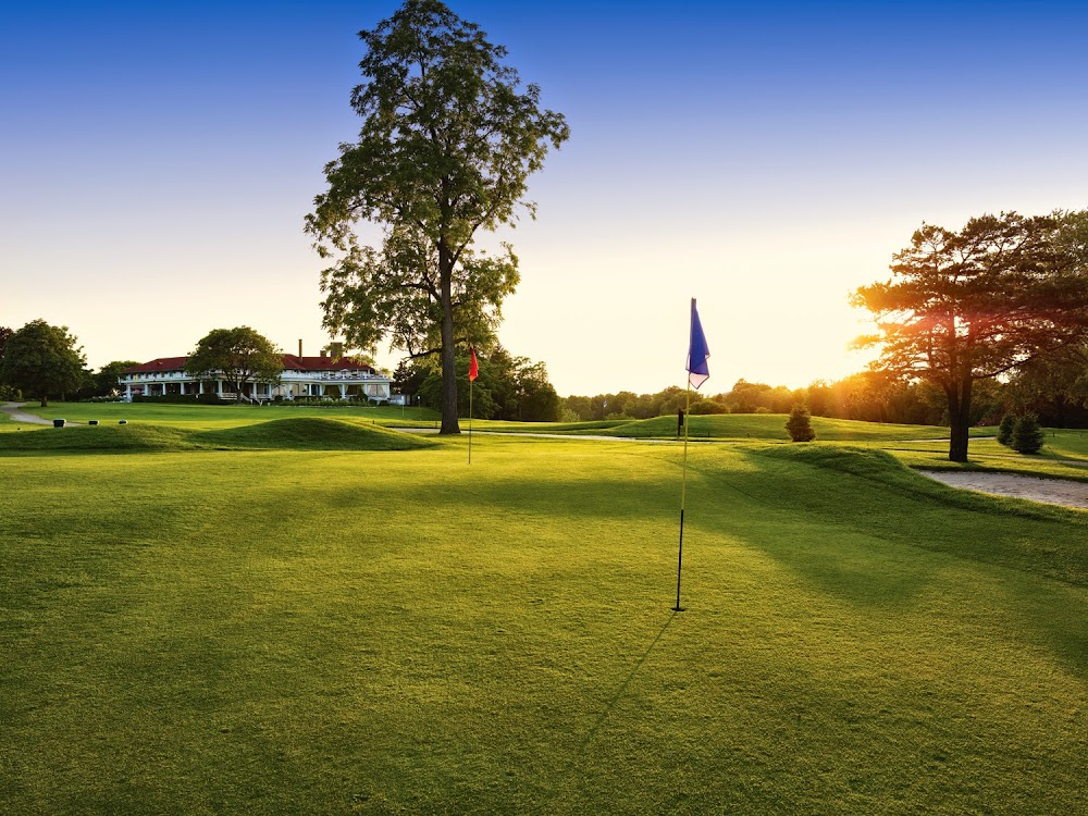 Spotlight : golf course scene, 8th hole