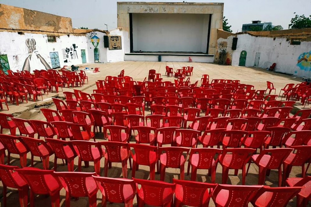 Talking About Trees : abandoned movie theater: 15.6225°N, 32.5387°E