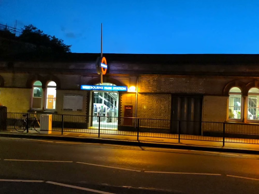 That Summer! : Steve exits the Underground station and crosses the road