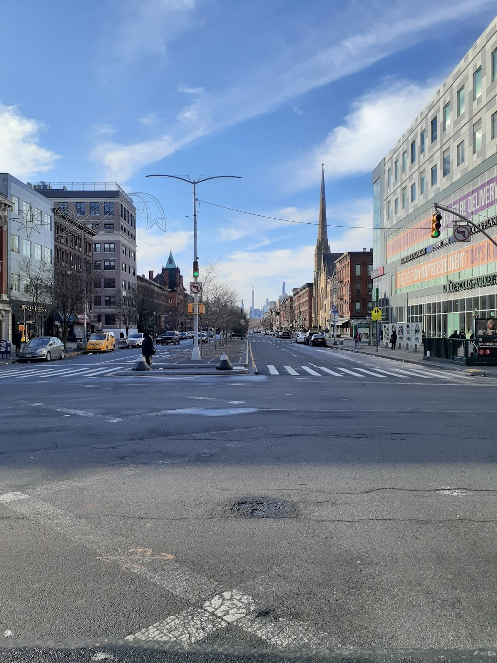 The Angel Levine : Morris emerges from the subway station beneath this intersection