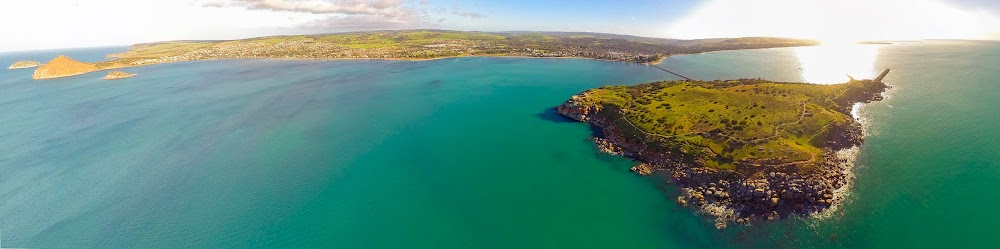 The Boys Are Back : rounded rocks by the sea sequence