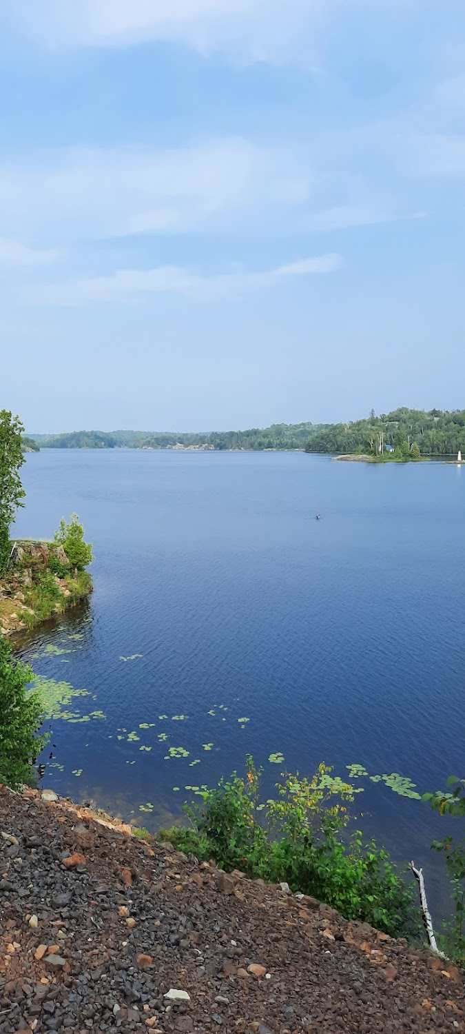 The Forest Rangers : summer lake fly-over scene