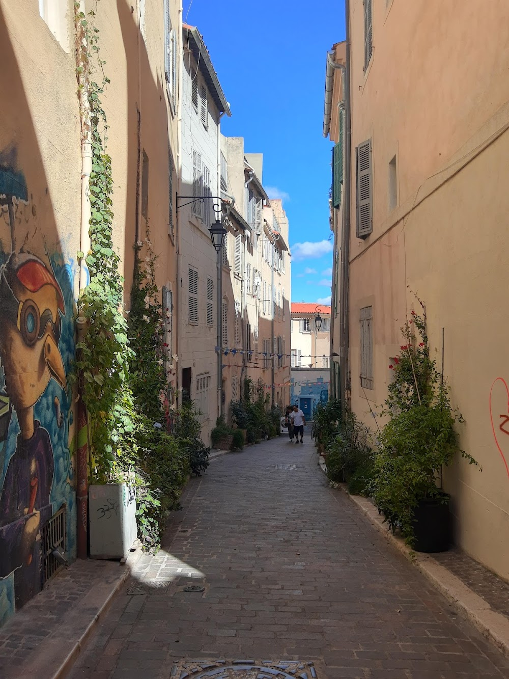 The French Connection : scene where the French cop with the bread walks