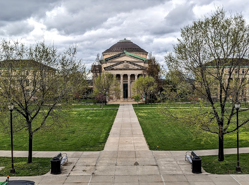 Goodbye, Columbus : The interior library scenes were filmed in Gould Memorial Library on the campus of Bronx Community College, built originally as the Bronx campus of New York University. The building was designed by Stanford White of McKim, Mead and White.