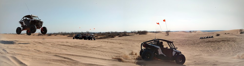 The Jurassic Games : Little Sahara State Park - desert at end