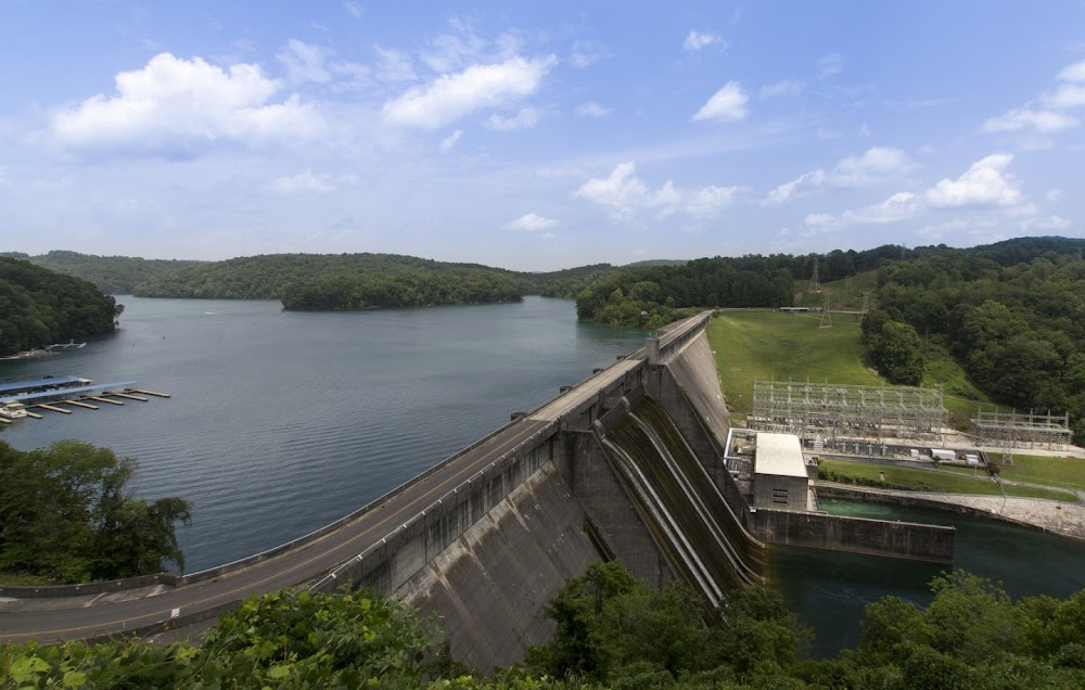 The River : dam site