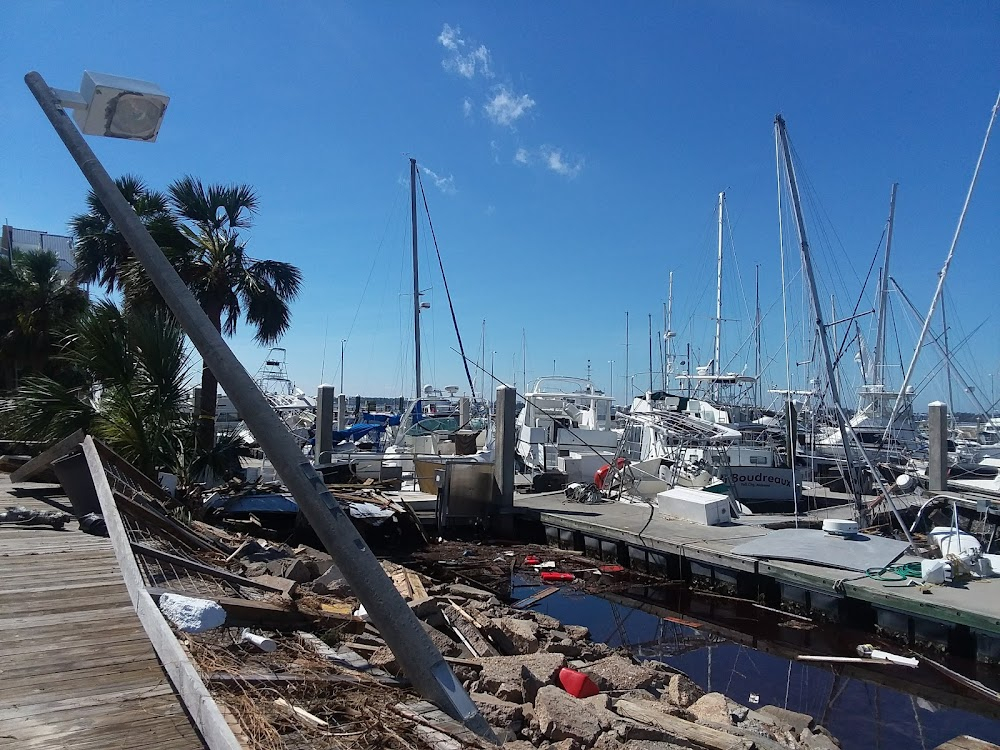 The Last House Standing : Damage from Hurricane Michael