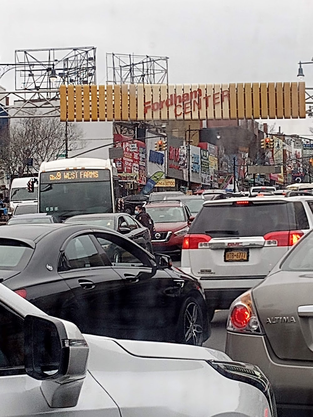 Bloodbrothers : Towards the end of the opening credits, there's flyover which shows an aerial view of Fordham Road. It starts at Grand Concourse and it ends on Webster Avenue.