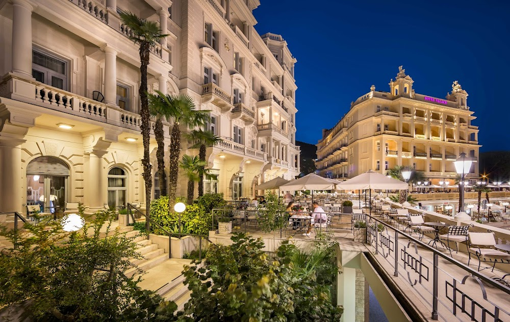 The Winds of War : Exterior of Byron & Natalie's hotel in Estoril, Portugal; lobby of Natalie's hotel in Zurich