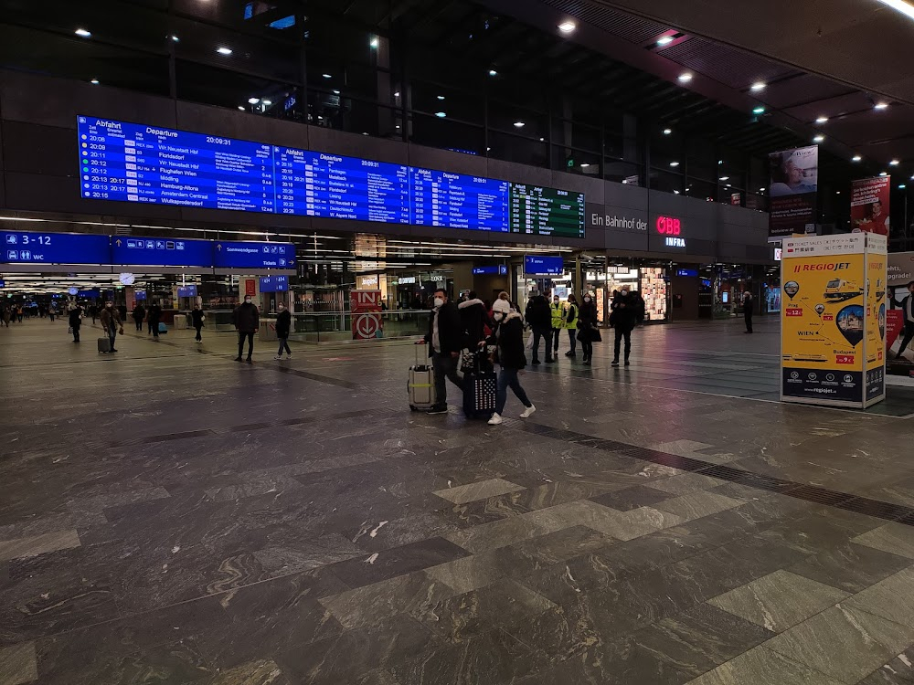 Tlmocník : Railway station Wien Hauptbahnhof