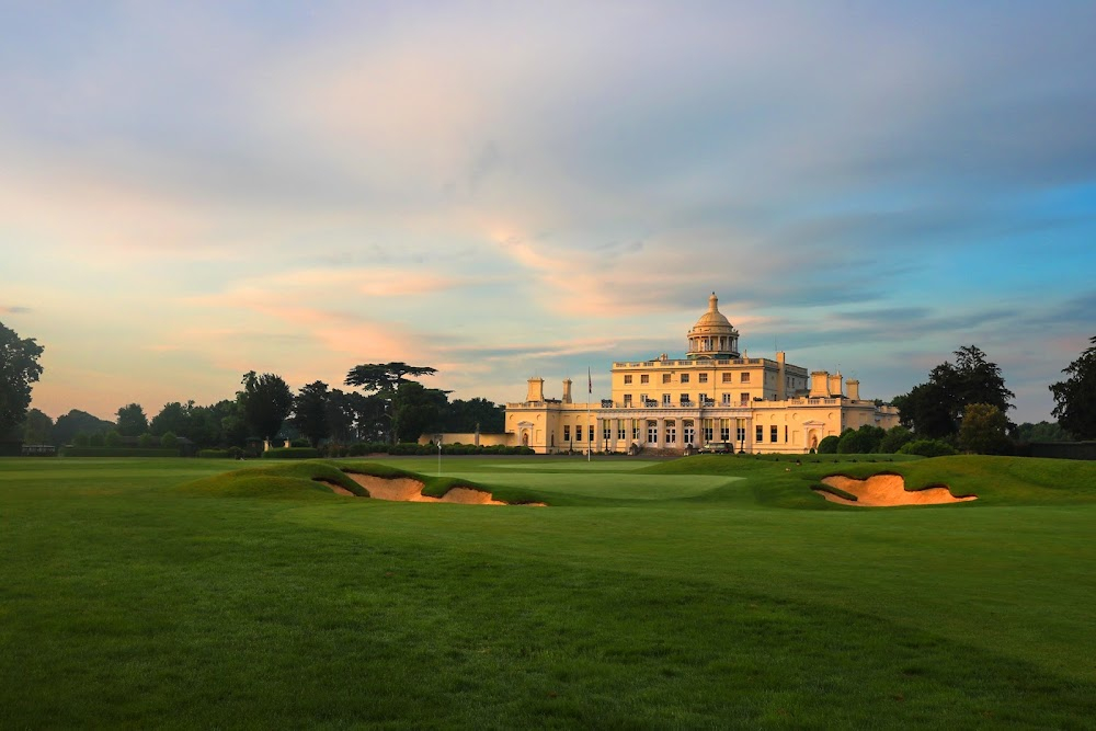 Otley : Imogen and Otley are chased through the golf club house and across the greens, and Imogen steals an E-Type Jaguar to escape