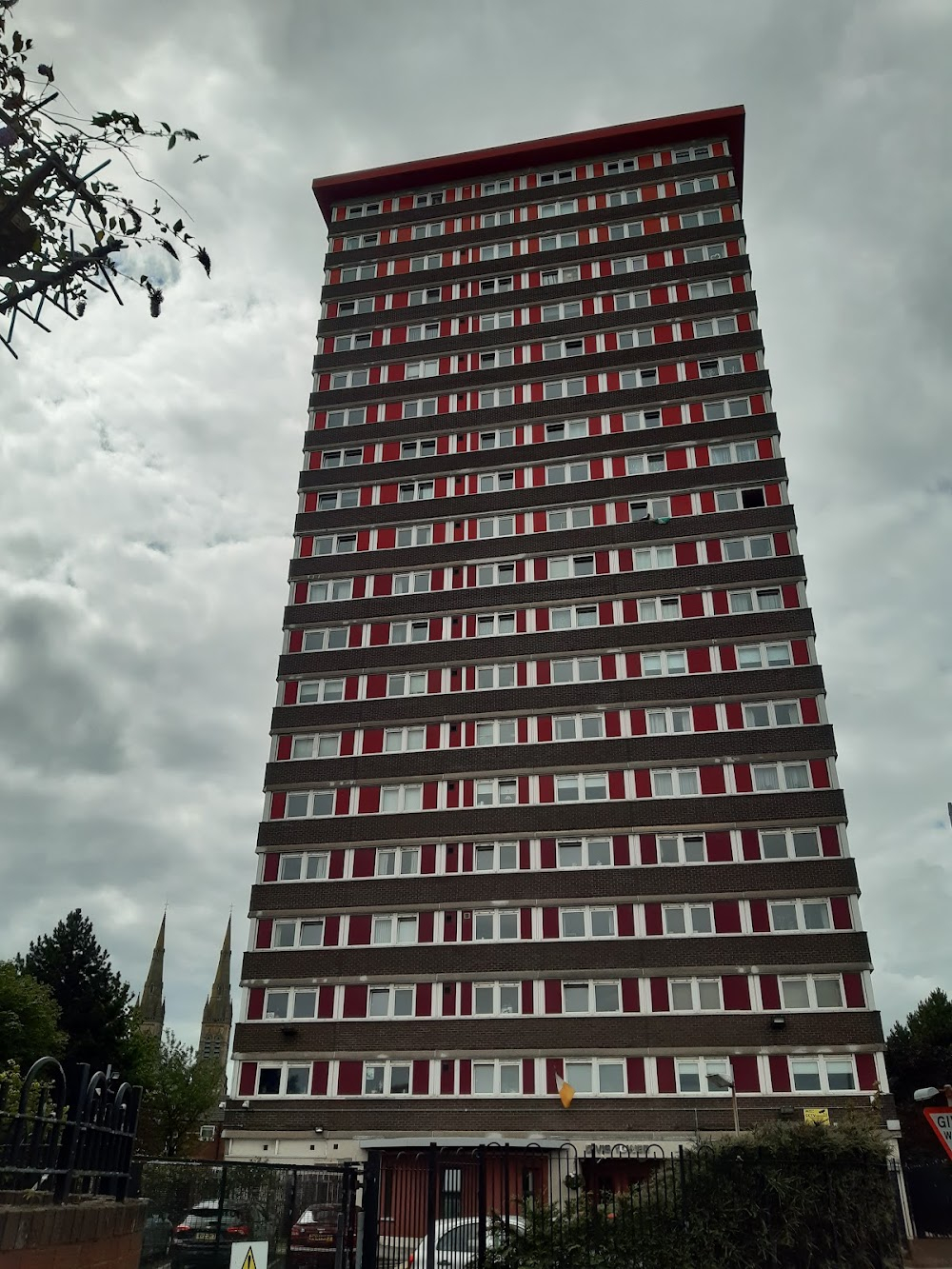 Two Ceasefires and a Wedding : exterior of Ma & Da's flat