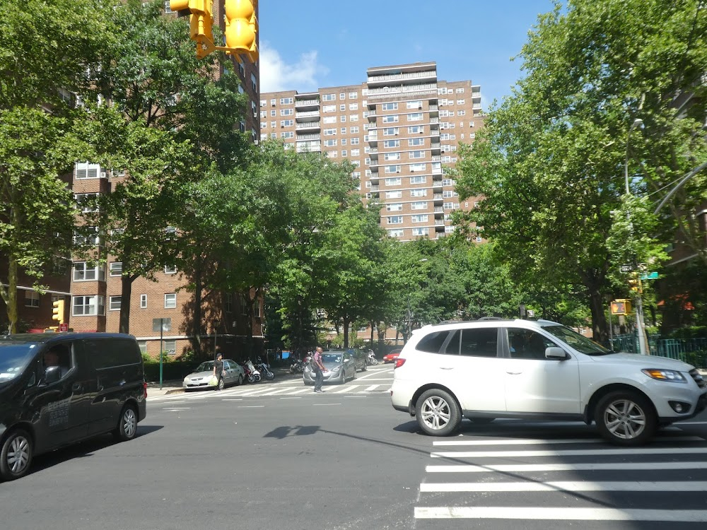 Upgraded : Anna walks down the street on her way to Erwins New York